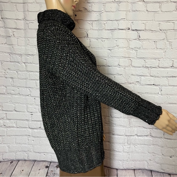 NWT New $170 Guess Marciano Wool Blend Black Made In Italy Sweater Size S - Picture 4 of 15